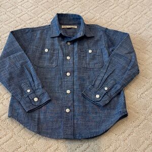 Chambray colored button down size small